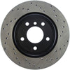 Stoptech 128.34080L 07-10 BMW 335i Cross Drilled Left Rear Rotor