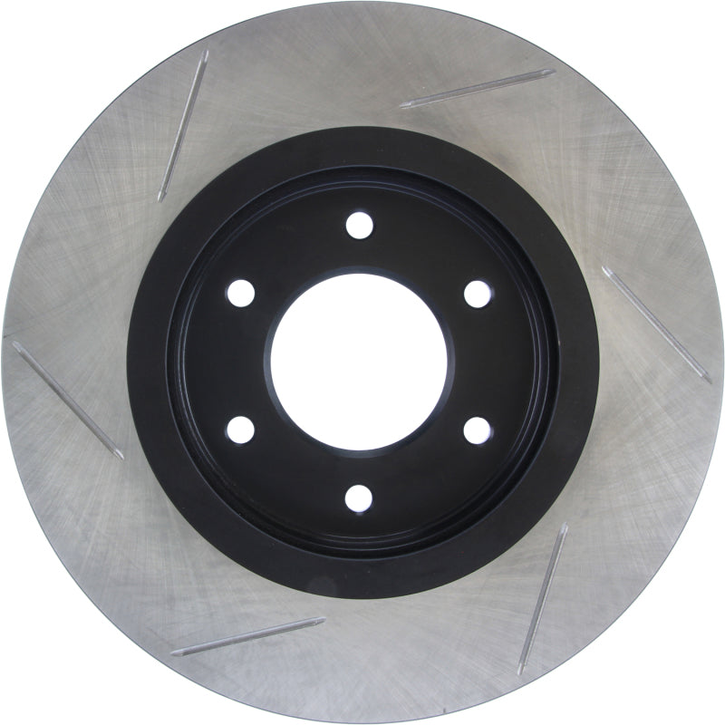 Stoptech 126.42099SL Power Slot 08-09 fits Infiniti QX4/QX56 / 07-09 Nissan Armada Left Front Slotted Rotor