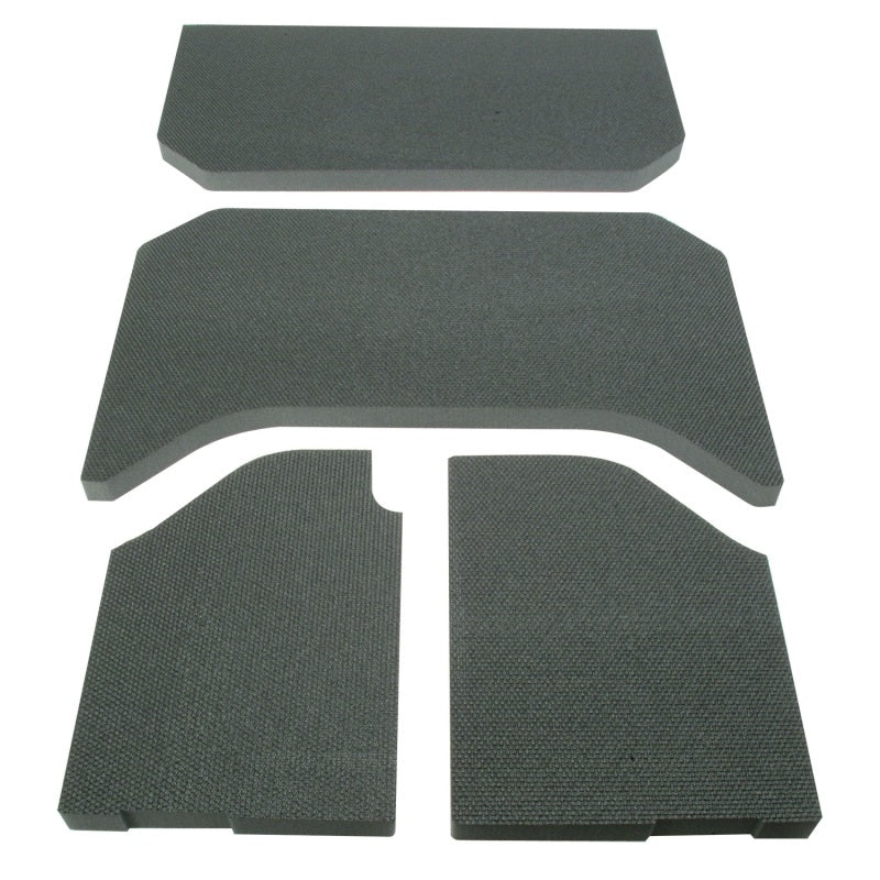 DEI  50131 fits Jeep 07-10 Wrangler JK 4-Door Boom Mat Headliner - 4 Piece - Bla