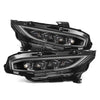 AlphaRex 880491 16-21 fits Honda Civic NOVA-Series LED Proj Headlights Blk w/