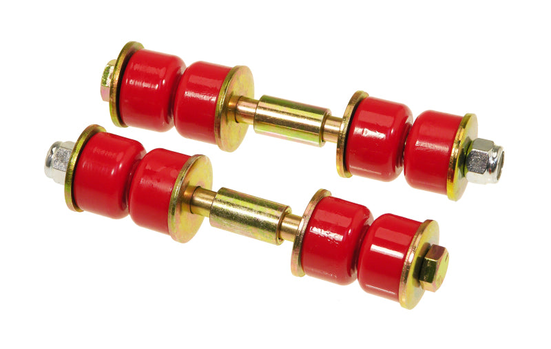 Prothane 19-403 Universal End Link Set - 2 5/8in Mounting Length - Red
