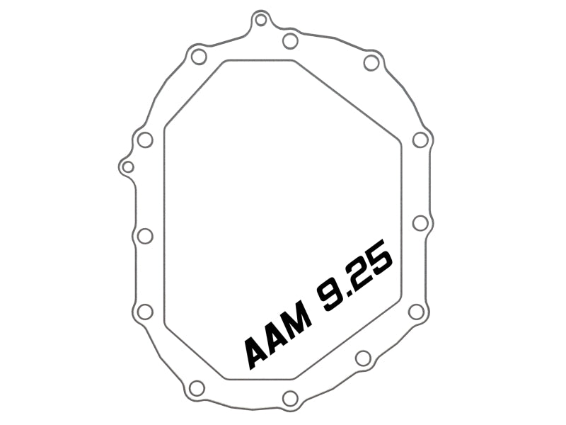 AFE 46-71050B 11-18 fits GM 2500-3500 AAM 9.25 Axle Front Differential Cover Bl