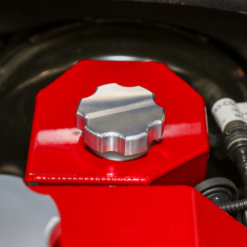Wehrli 17-25 Ford Super Duty 6.7L Power Stroke Billet Brake Resevoir Cap - Clear Anodized
