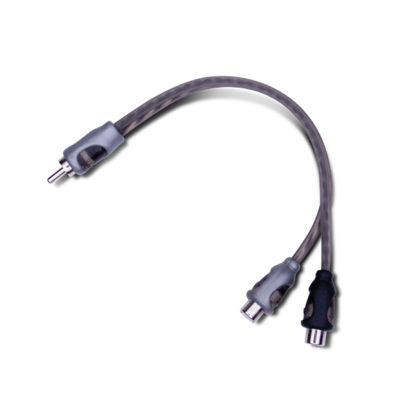 Rockford Fosgate RFIY-1M Twisted Pair Y Adapter 1 Male to 2 Female