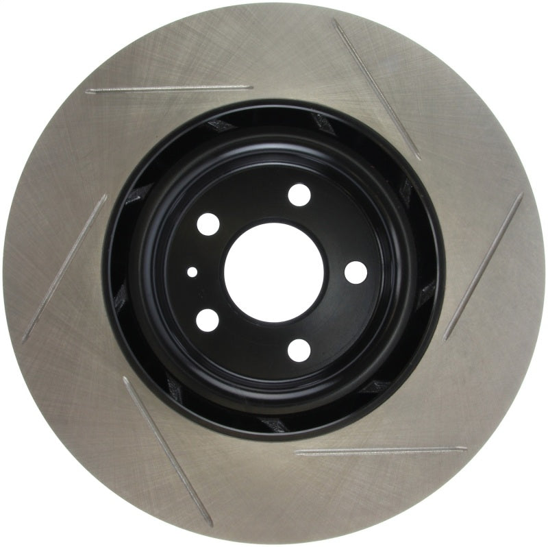 Stoptech 126.33124SR Power Slot 10-6/11 fits Audi S4 / 08-11 S5 Front Right Slotted Rotor