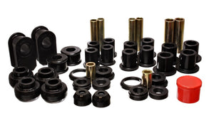 Energy Suspension 4.18116G 92-06 fits Ford E-250/E-350 Van 2WD Black Hyper-flex Master Bushing Set