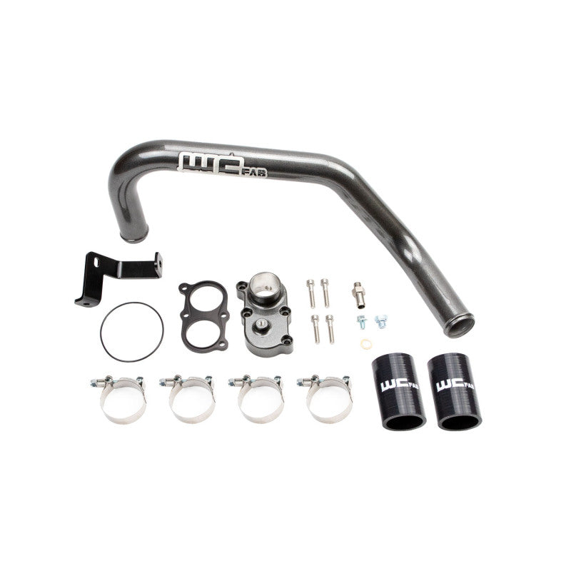 Wehrli 06-10 GM Duramax LBZ/LMM (Dual CP3) Thermostat Housing Kit - Fine Texture Black