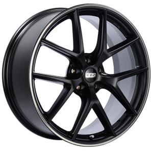 BBS CI0104BPO CI-R 20x8.5 5x114.3 ET40 Satin Black Polished Rim Protector Wheel -82mm PFS/Clip Required