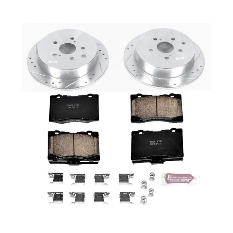 PowerStop K5864 fits Lexus 10-15 RX350 Rear Z23 Evolution Sport Brake Kit