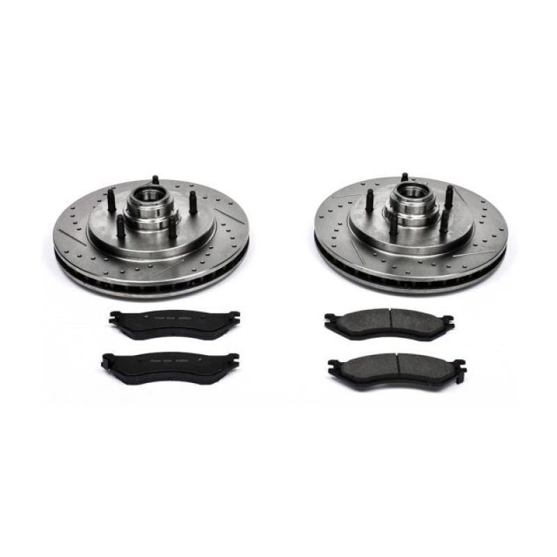 PowerStop K1878 fits Ford 97-00 Expedition Front Z23 Evolution Sport Brake Kit