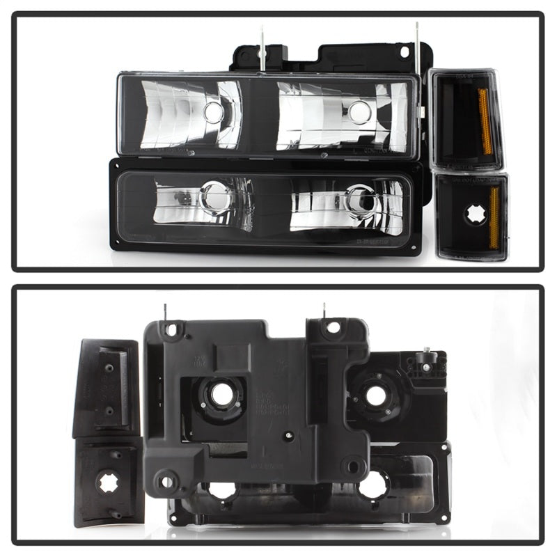 xTune 9037405 fits GMC C/K Series 94-98 Headlights w/ Corner and Parking Lights