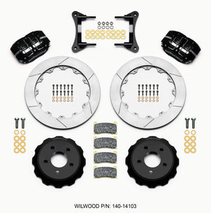 Wilwood 140-14103 fits Dynapro Radial Front Drag Kit 12.88 Vented 2015-Up fits