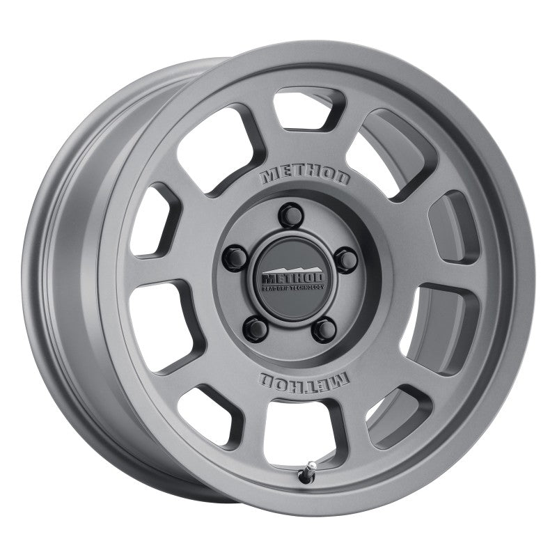 Method MR70578550800 MR705 17x8.5 0mm Offset 5x5 71.5mm CB Titanium Wheel