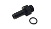 Vibrant 11318 Aluminum Male -8AN ORB to 3/8in Barb w/O-Ring - Anodized Black