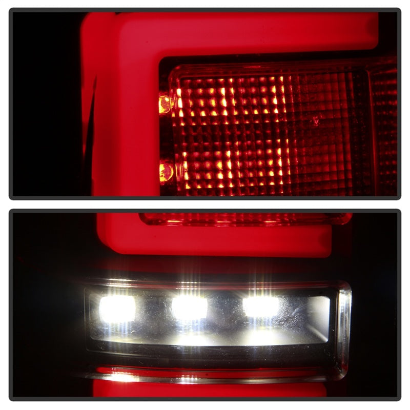 Spyder 5085740 fits Toyota 16-17 Tacoma LED Tail Lights - Black Smoke (ALT-YD-T