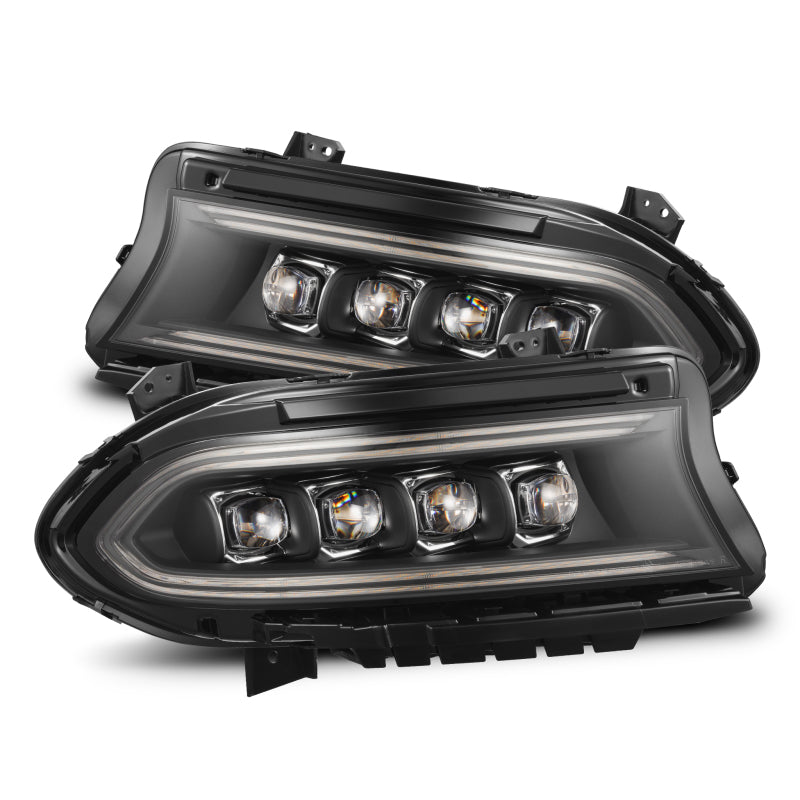 AlphaRex 880499 15-23 fits Dodge Charger NOVA-Series LED Proj Headlights Blk