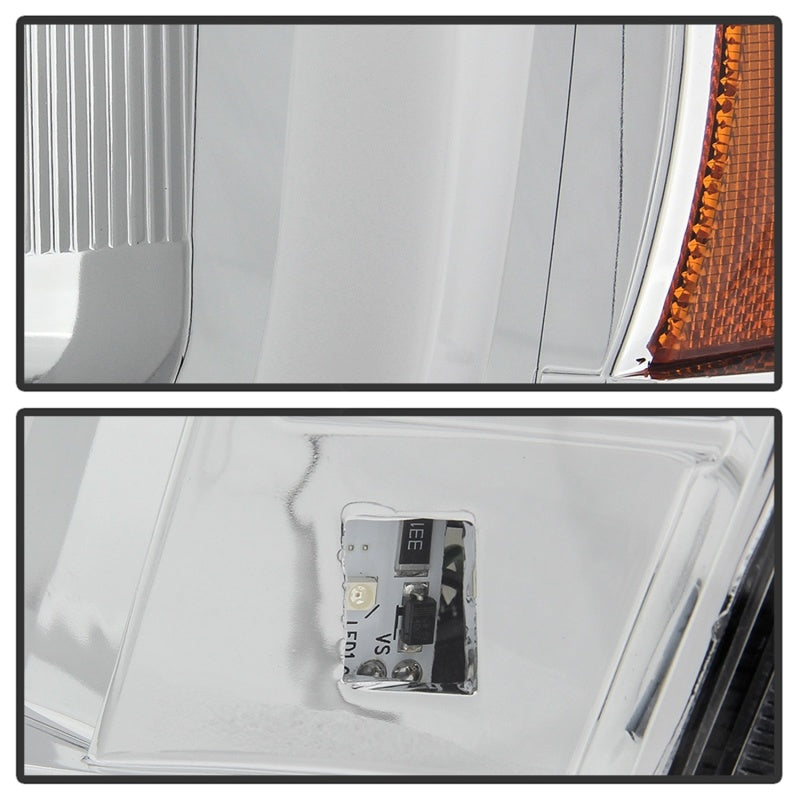 Spyder 5086235 fits Chevy 07-14 Suburban/Tahoe V2 Projector Headlights LED Turn