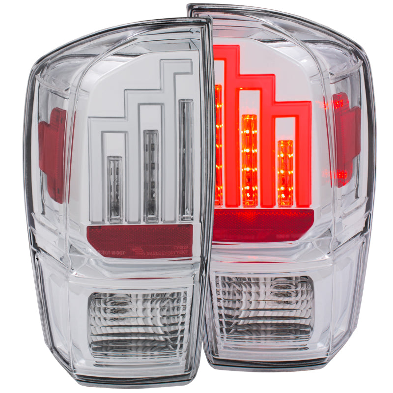 ANZO 311283 2017 fits Toyota 16-20 Tacoma LED Taillights Chrome