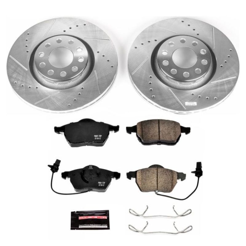 PowerStop K636 fits Audi 02-05 A4 Front Z23 Evolution Sport Brake Kit