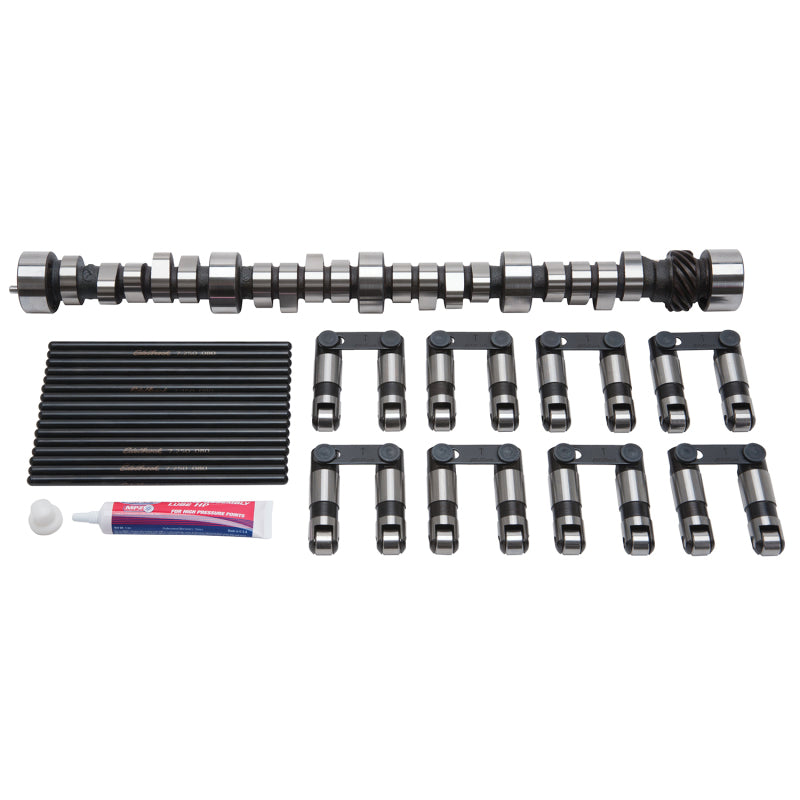Edelbrock 22085 Camshaft/Lifter/Pushrod Kit Performer Plus Hydraulic Roller fits SBC 57-86