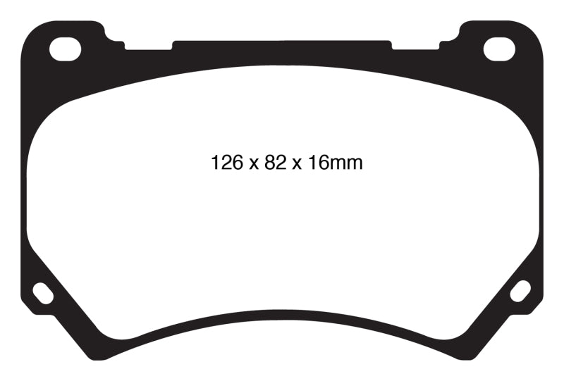 EBC DP21849 11+ fits Hyundai Equus 4.6 Greenstuff Front Brake Pads