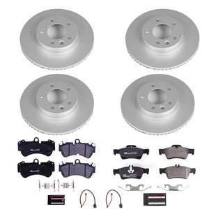 PowerStop ESK4554 fits Porsche 04-06 Cayenne Front Euro-Stop Brake Kit
