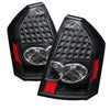 Xtune 9027512 fits Chrysler 05-07 300C LED Tail Lights Black ALT-JH-C305-LED-BK