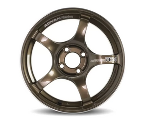 Advan YAD5G35AUAR TC4 15x8 +38 4x100 Umber Bronze Metallic And Ring *Min Order Qty of 20*