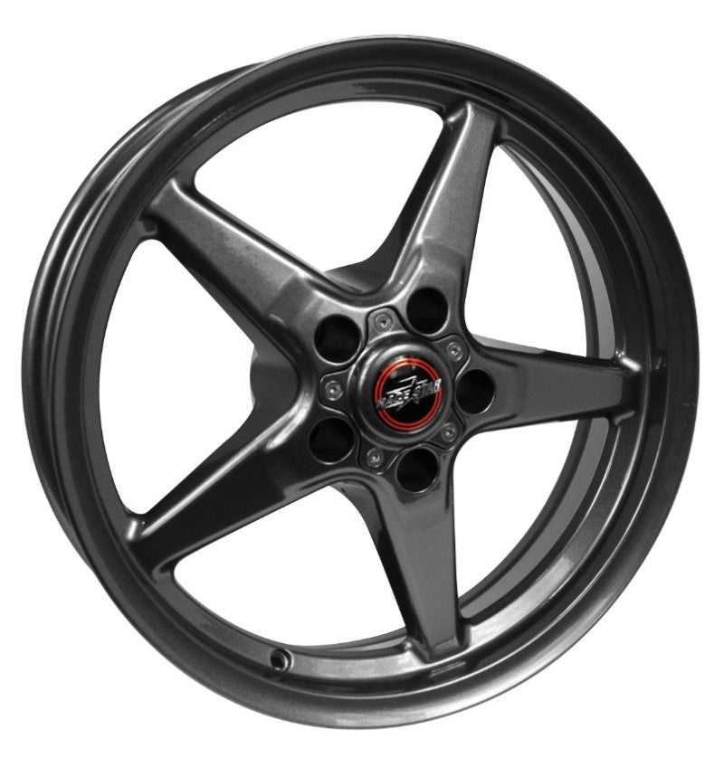 Race Star 92-705154G 92 Drag Star 17x10.50 5x4.50bc 7.63bs Direct Drill Metallic Gray Wheel