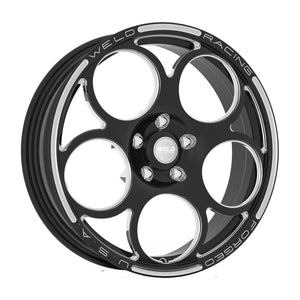 Weld  86B-1806245 V-Series 18x6 / 5x115 BP / 2.7in. BS Black Wheel - Non-Beadloc