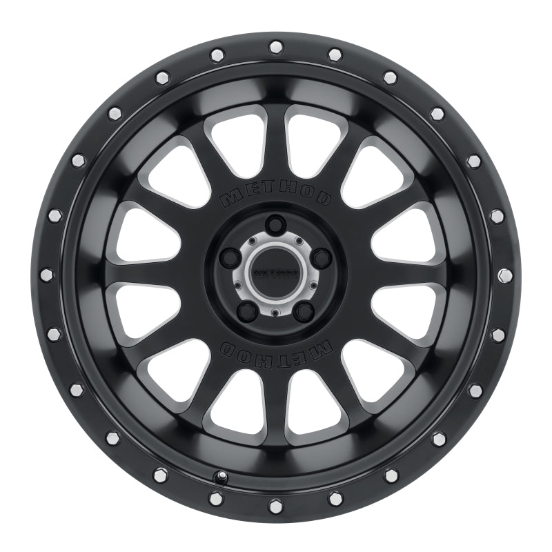 Method MR60529058512N MR605 NV 20x9 -12mm Offset 5x150 110.5mm CB Matte Black Wheel