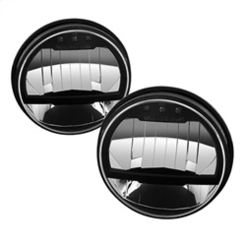 Spyder 5080950 fits Jeep 07-15 Wrangler Crystal Headlights Black Clear