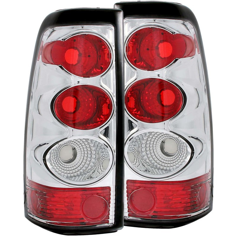 ANZO 211020 2006 fits Chevrolet 03-20 Silverado 1500 Taillights Chrome