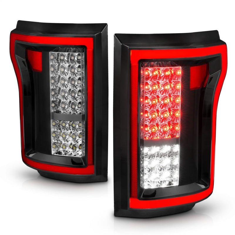 ANZO 311262 2016 fits Ford 15-20 F-150 LED Taillights Red/Clear