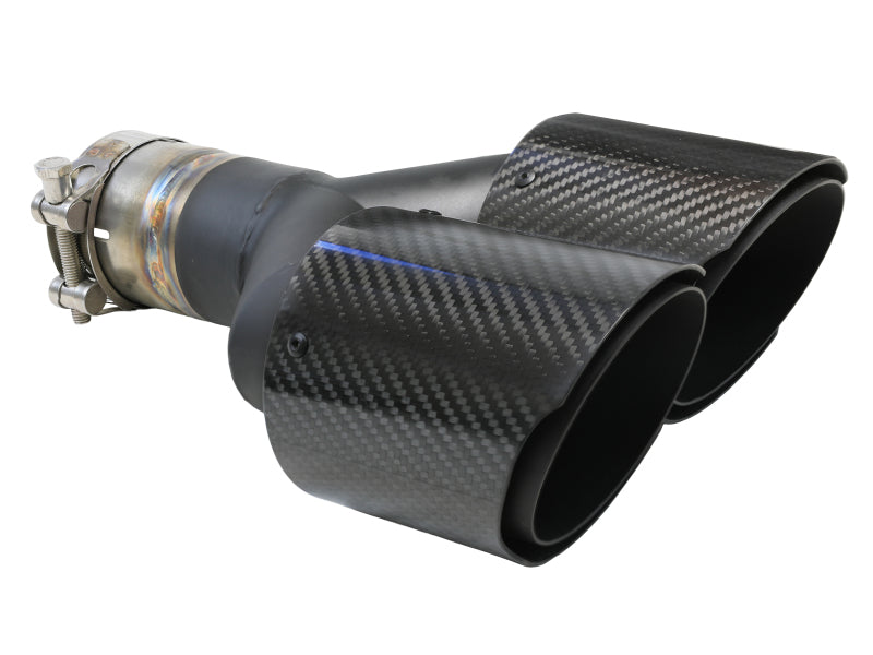 AFE 49T25480-C121  2.5in 304 Stainless Steel Clamp-on Exhaust Tip Passenger Sid