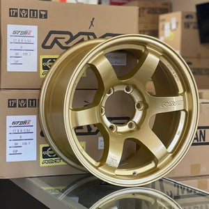 Gram Lights WGIXP00KEGP 57DR-X 17x8.5 +00 6-139.7 E8 Gold Wheel