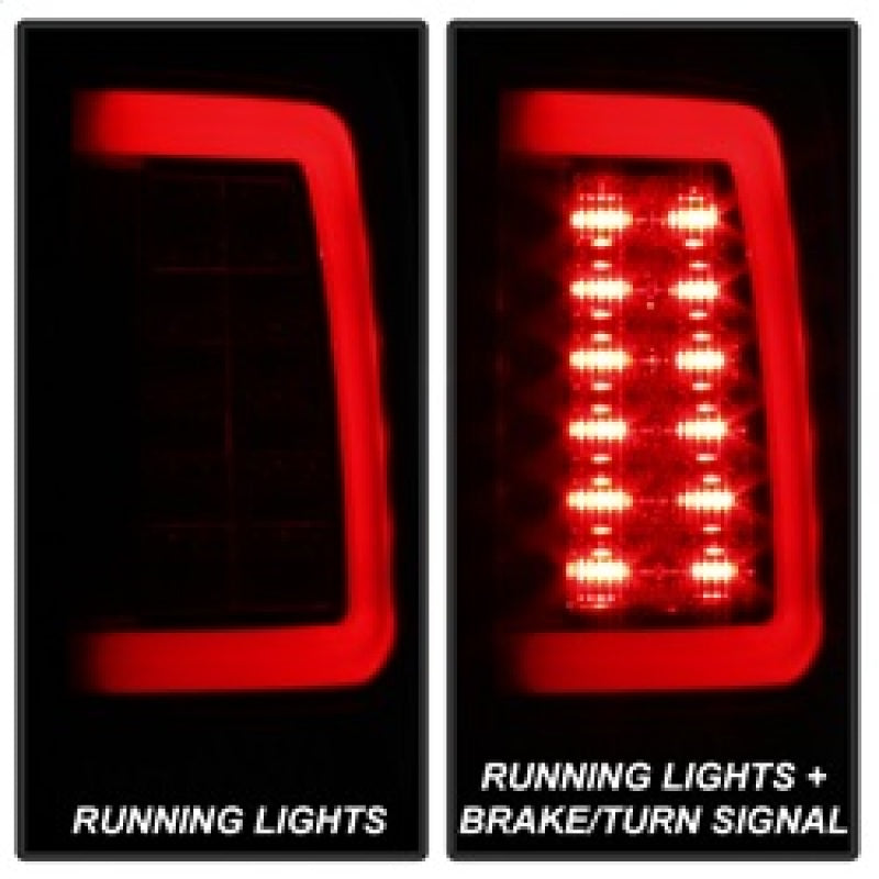 Spyder 5084033 fits Dodge 09-16 Ram 1500 Light Bar LED Tail Lights - Black Smok