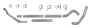 Diamond Eye Performance K4306A-RP Diamond Eye KIT 4in MFLR RPLCMENT PIPE TB SGL ALUM 94-97 5 7 3L F250/F350 PWRSTROKE NFS W CARB STDS