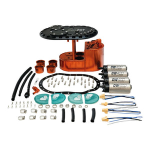 DeatschWerks 6-401-20FST 2.0L Staged Fuel Cell Surge Tank (Includes 4 DW400 Fue
