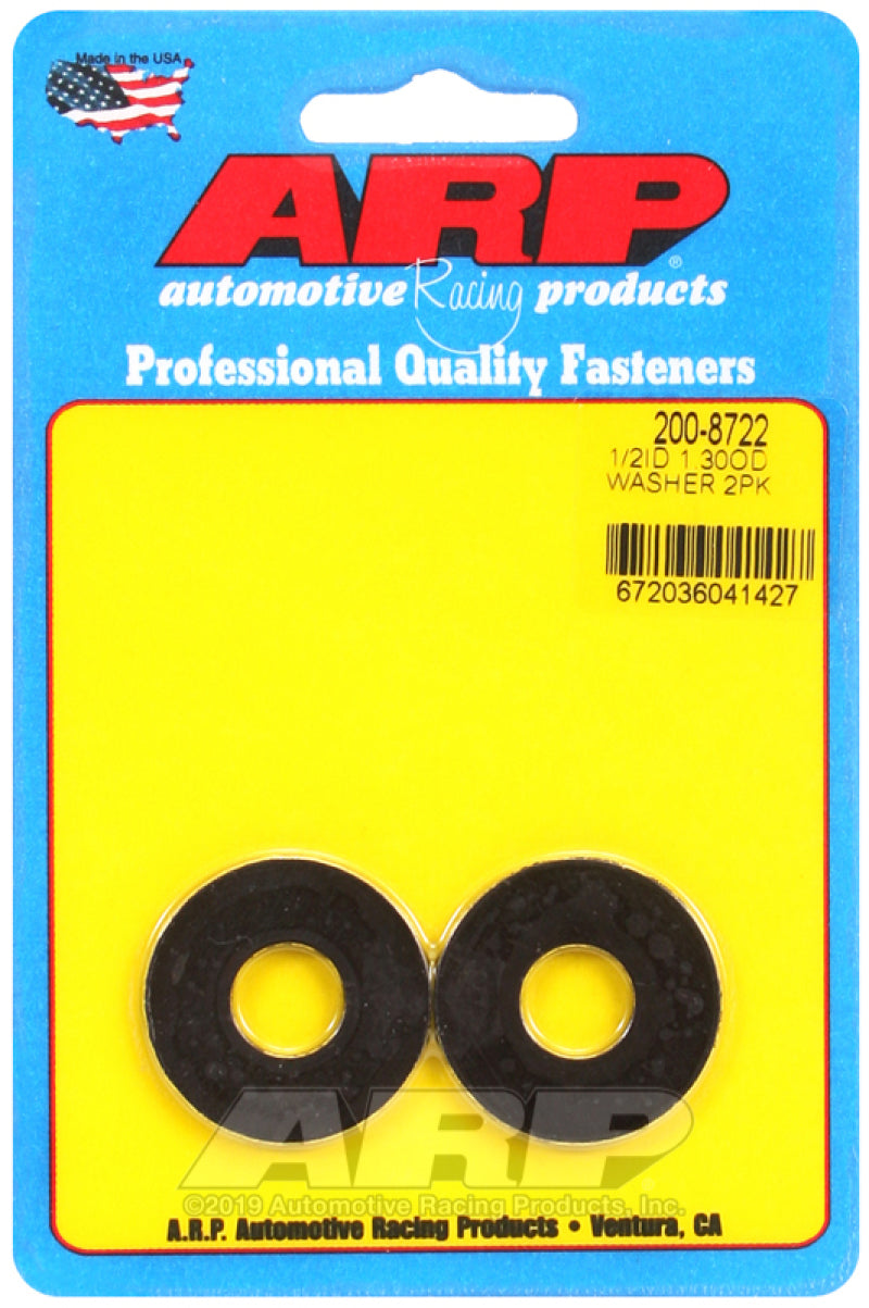 ARP 200-8722 1/2 ID 1.30 OD Black Oxide Washer Kit (2 Pieces)