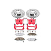 PowerStop KC694 26 fits Honda Fit Front Z26 Street Warrior Brake Kit w/Calipers