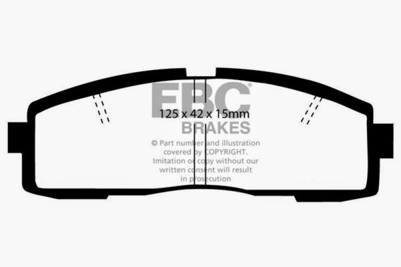 EBC DP2608/2 fits Toyota 86-92 Supra 2.8 Greenstuff Rear Brake Pads