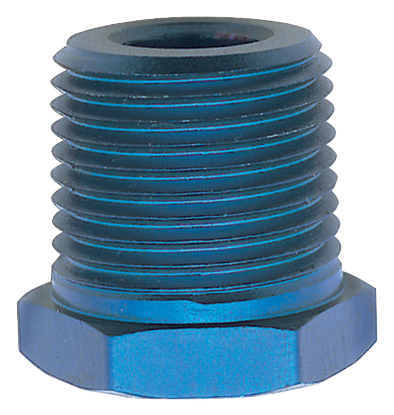 Russell 661550 Performance 1/4in Male to 1/8in Female Pipe Bushing Reducer (Blue)
