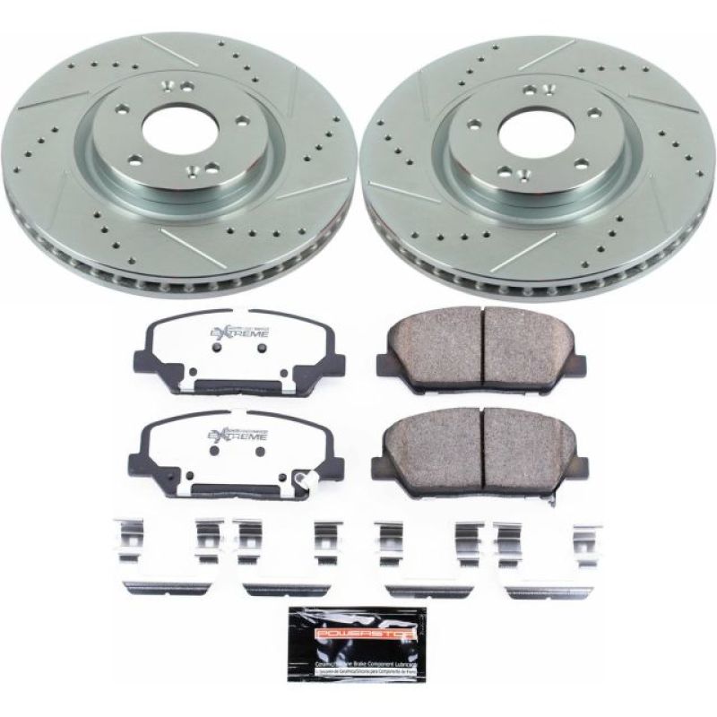 PowerStop K6324-26 11-15 fits Kia Optima Front Z26 Street Warrior Brake Kit