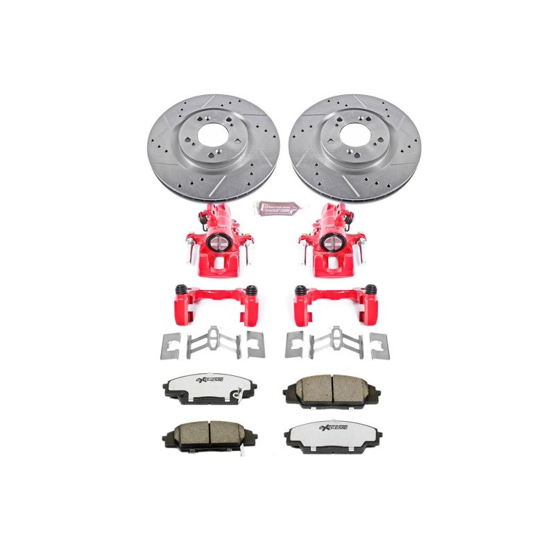 PowerStop KC2276 fits Honda S2000 Front Z26 Street Warrior Brake Kit w/Calipers