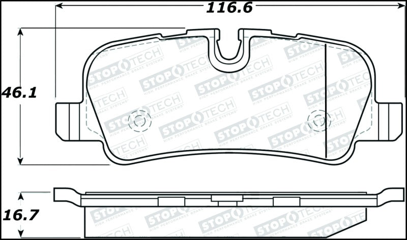 Stoptech 308.1099 Street Brake Pads