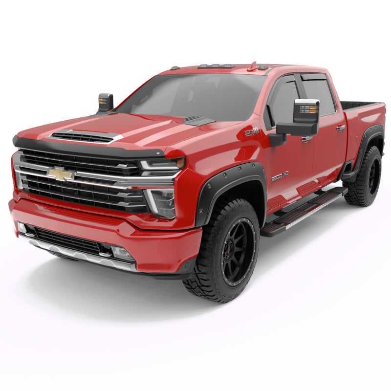 EGR 571651 2019 fits Chevy 1500 Crew Cab In-Channel Window Visors - Dark Smoke
