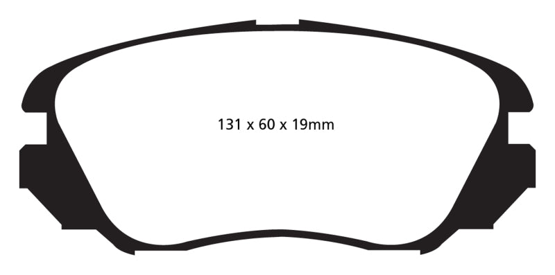 EBC DP22013 10+ fits Buick Allure (Canada) 3.0 Greenstuff Front Brake Pads