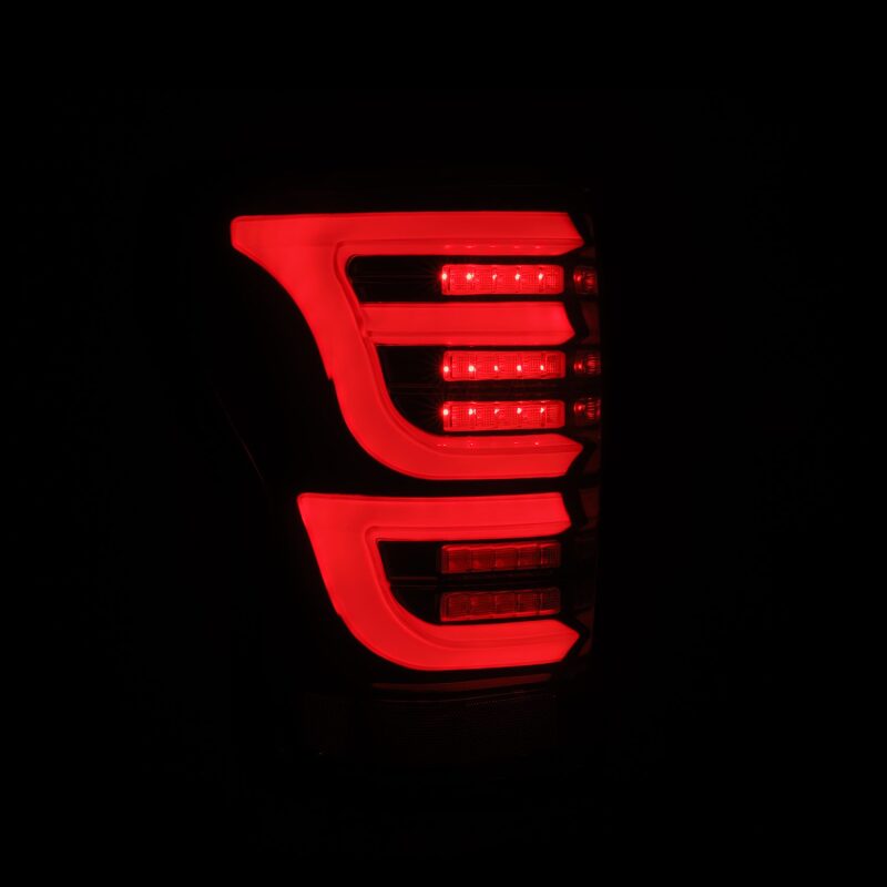 AlphaRex 670050 07-13 fits Toyota Tundra LUXX-Series LED Tail Lights Black-Re