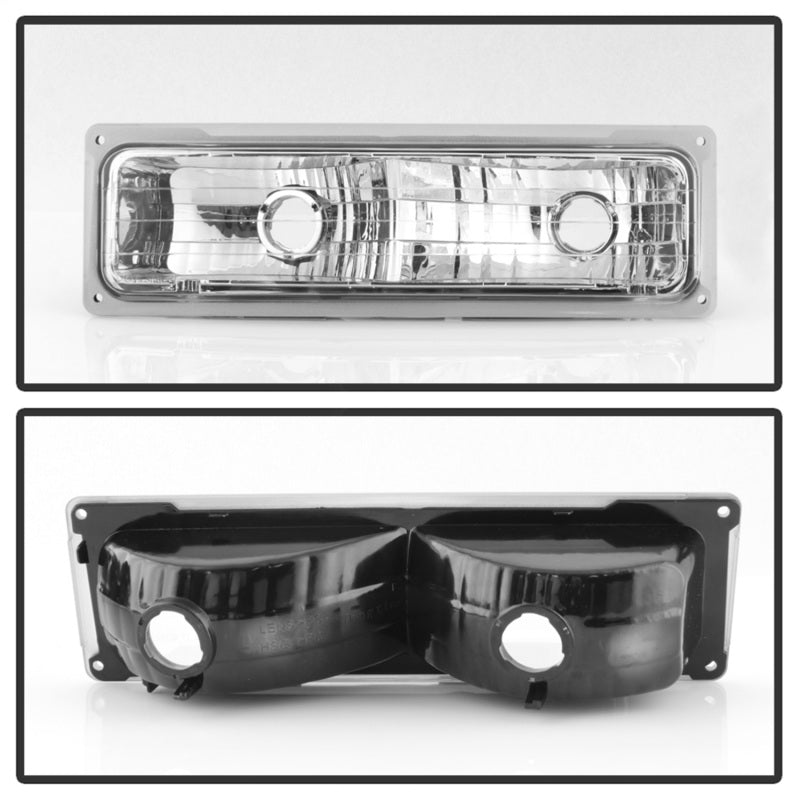 5069535 Xtune fits Chevy 94-98 Suburban Headlights w/ Corner & Parking Lights